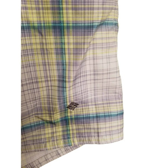 Columbia Mens Sz 36W 10L Omni-Shade Sun Protection Shorts Multicolor Flat Front - Picture 5 of 6